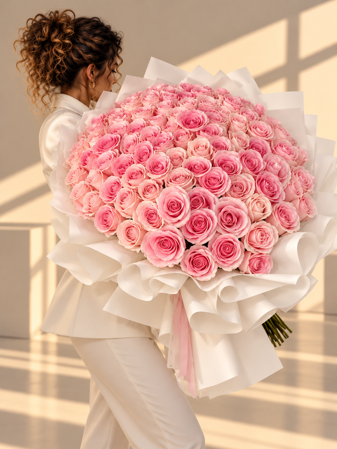 BOUQUET 100 ROSES XXL