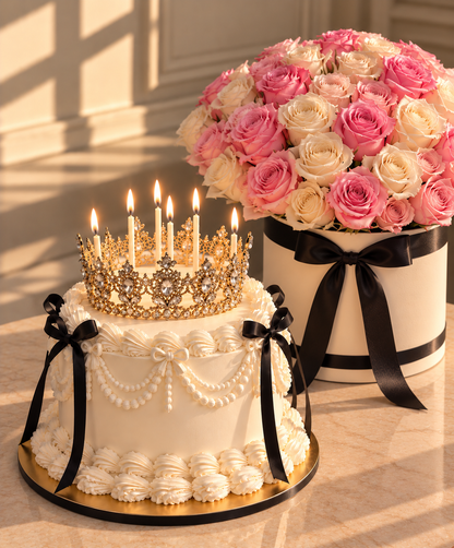 Birthday Box – Torta & Rose