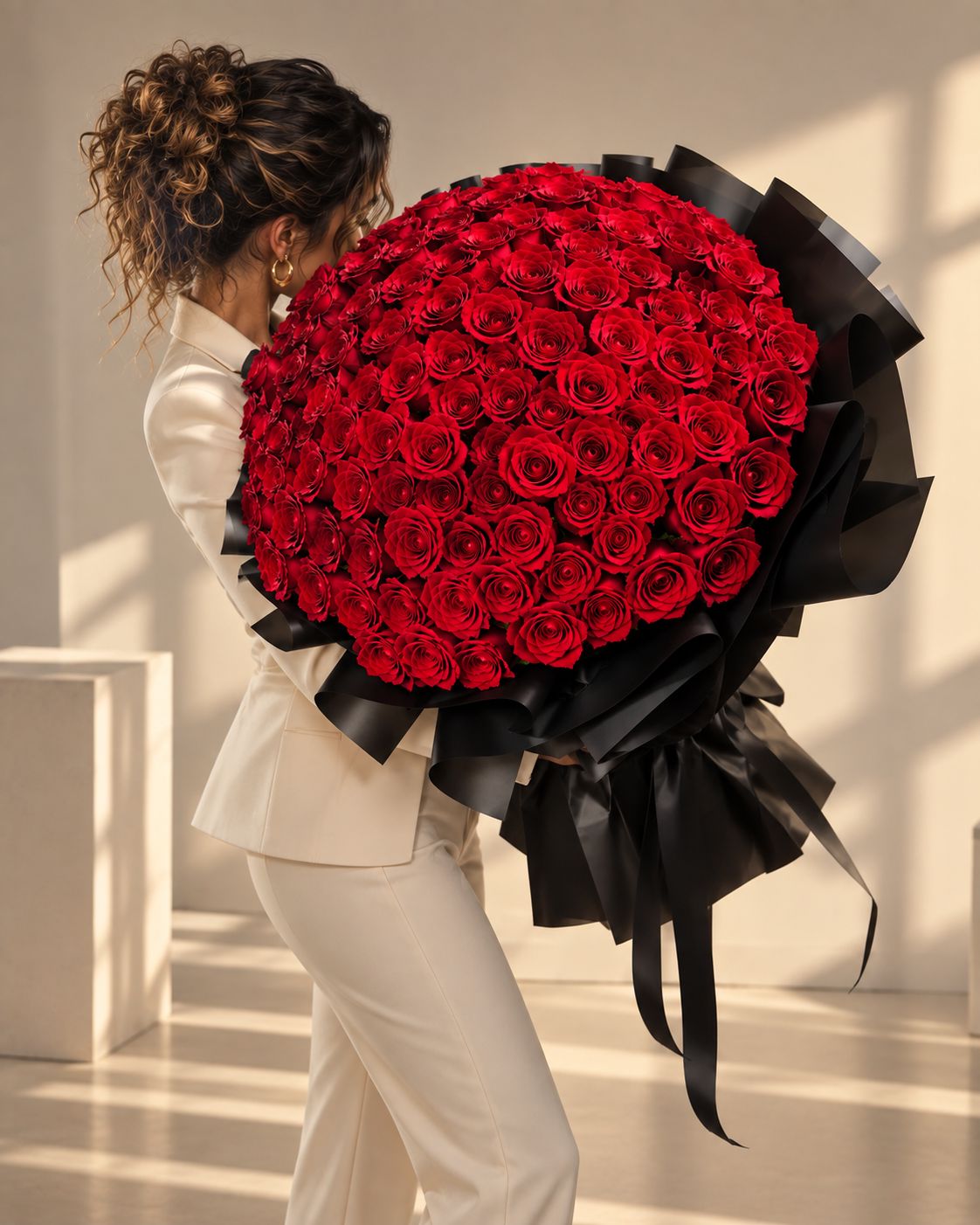 BOUQUET 100 ROSES XXL