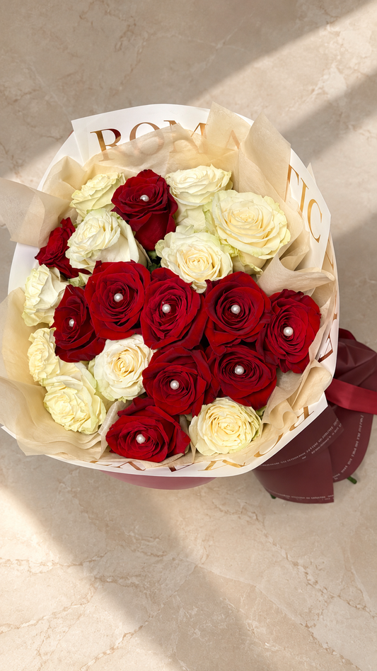 Red & Ivory Pearl