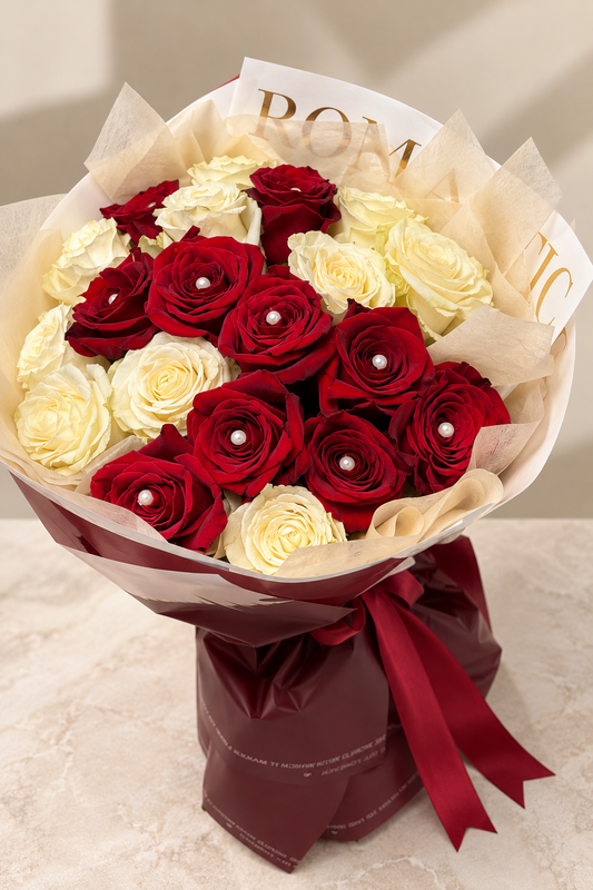 Red & Ivory Pearl
