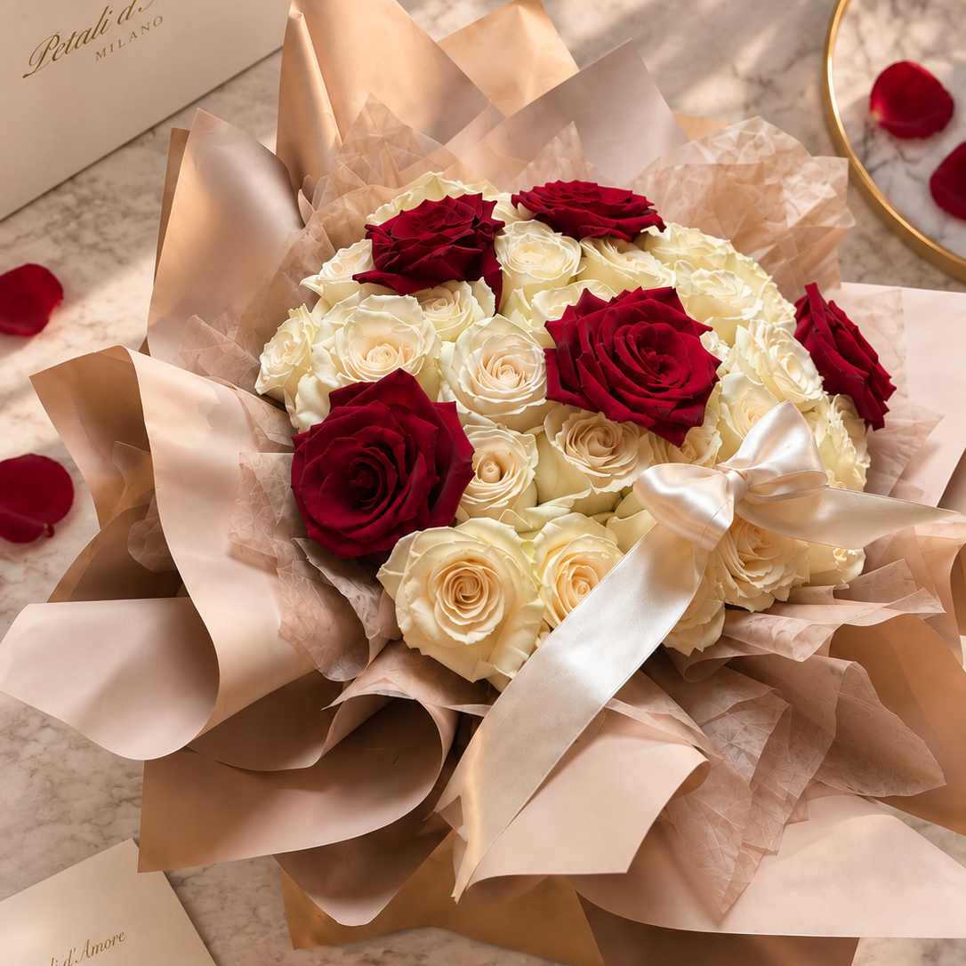 Eleganza Rosso & Avorio