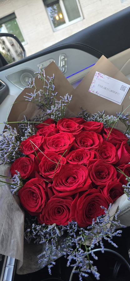 Red Passion – Bouquet di 20 Rose Rosse