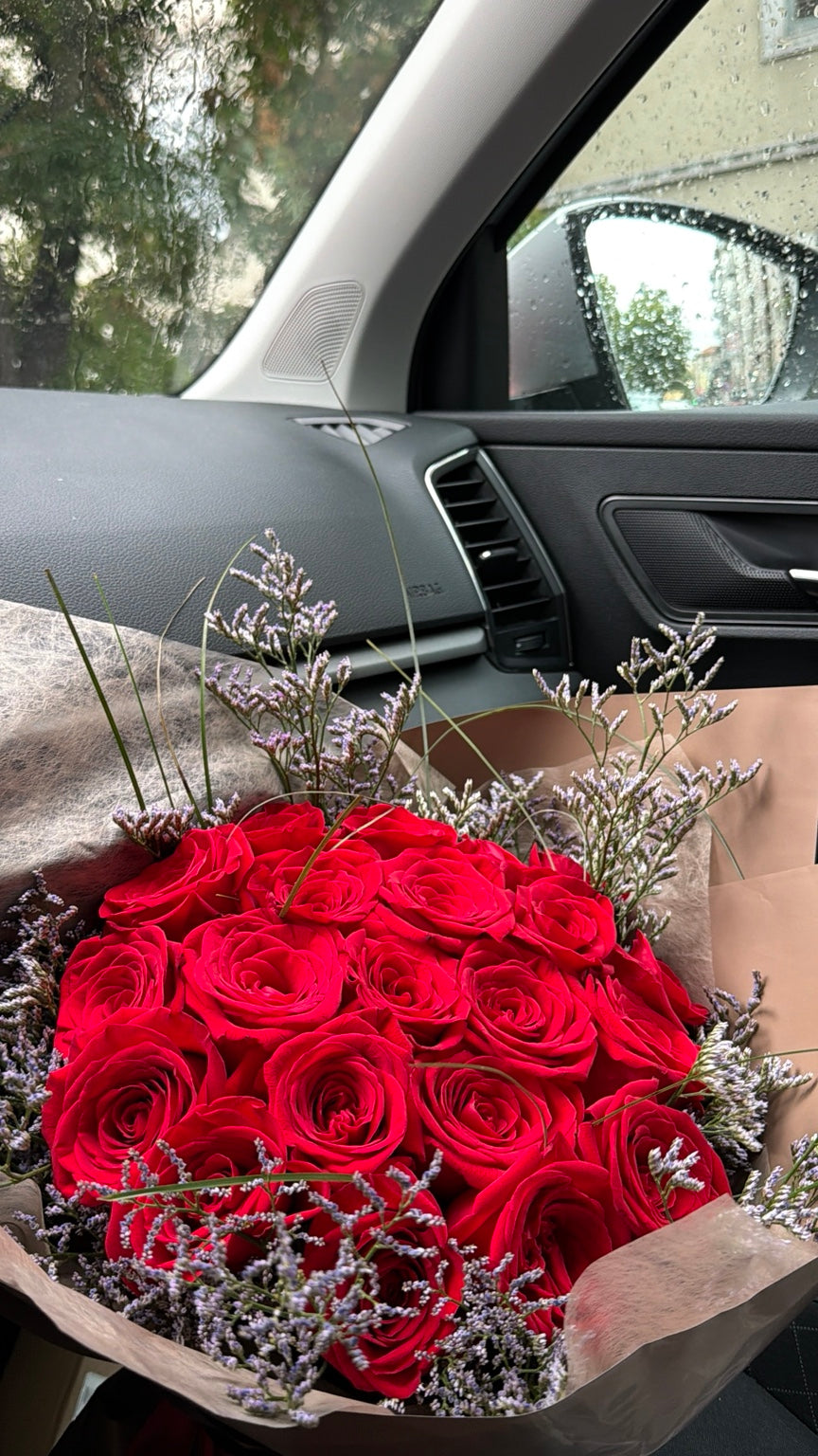 Red Passion – Bouquet di 20 Rose Rosse