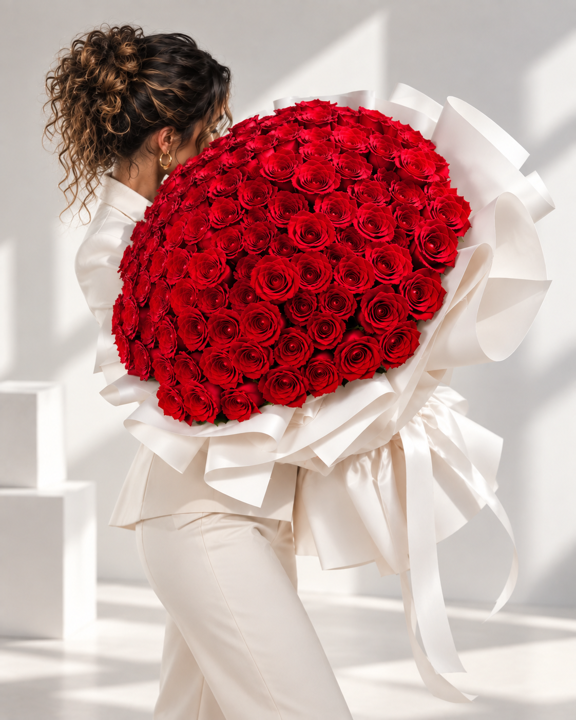 BOUQUET 100 ROSES XXL
